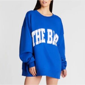 The Bar Varsity Sweatshirt Cobalt